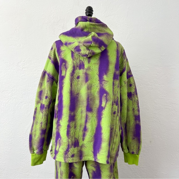 I.AM.GIA Tatiana Sweatsuit Matching Set Green Purple XS - Picture 6 of 9